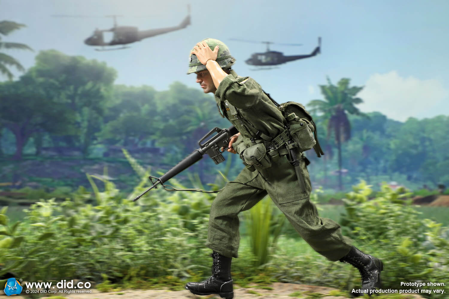 DID V80174 1/6 Vietnam War U.S. Army Lt. Col. Moore