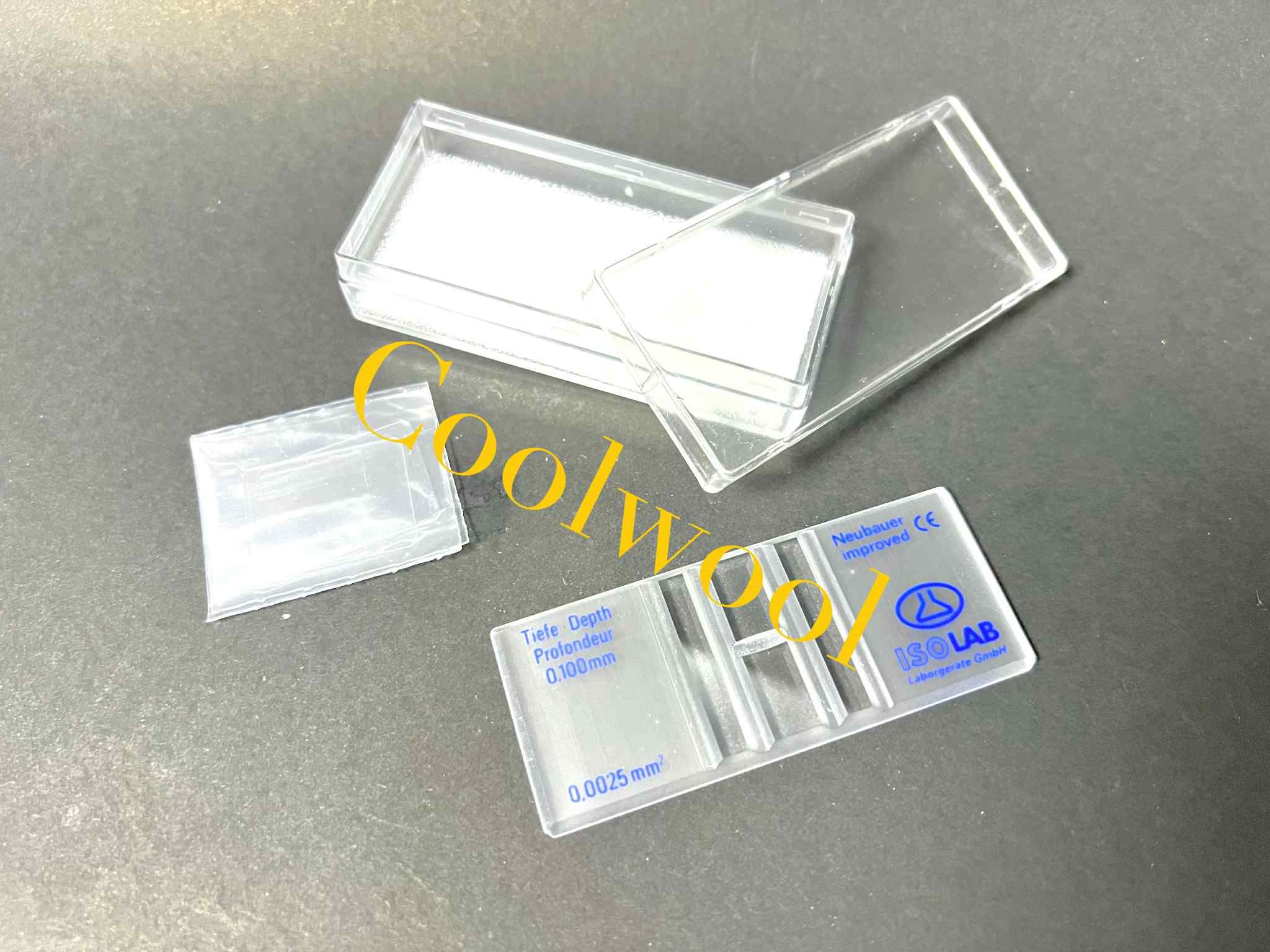 blood counting chamber - neubauer improved สไลด์นับเม็ดเลือด-Hemacytometer