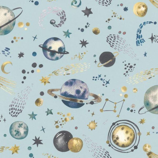 วอลเปเปอร์ลายเด็ก Kids World โปร 11.11 แบบหลังผ้า ทนทาน กันลามไฟ : Fabric-Backed Wall Paper