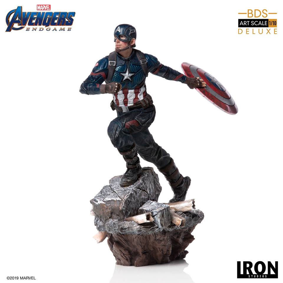 Iron Studios BDS Deluxe Art Scale 1/10 Avengers: Endgame - Captain America