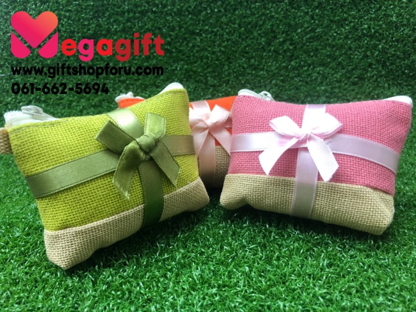 กระเป๋าสตางค์ ทูโทนผ้ากระสอบ