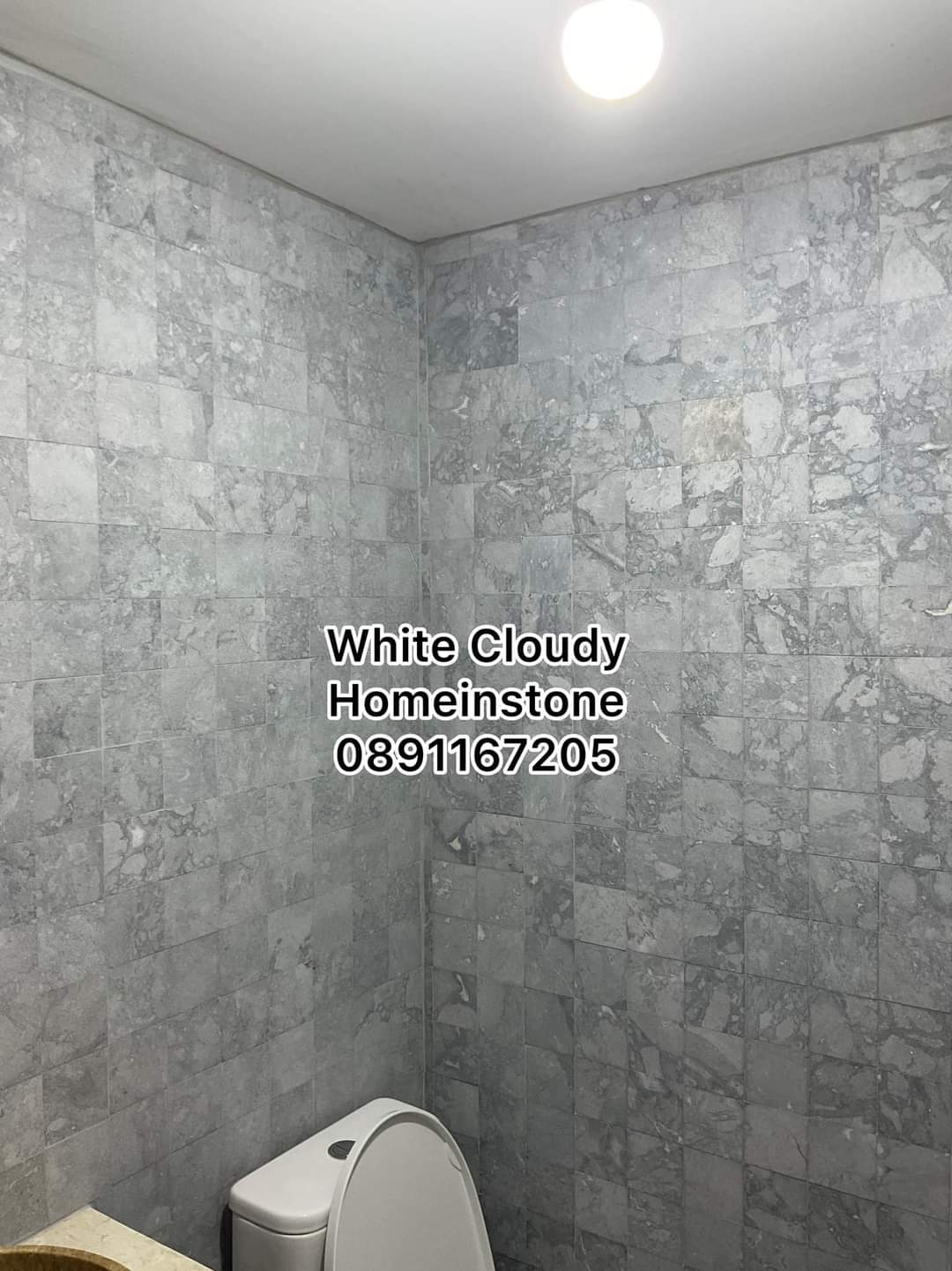 White Cloudy หินธรรมชาติสำหรับสระว่ายน้ำ ห้องน้ำ ระเบียง ทางเดิน