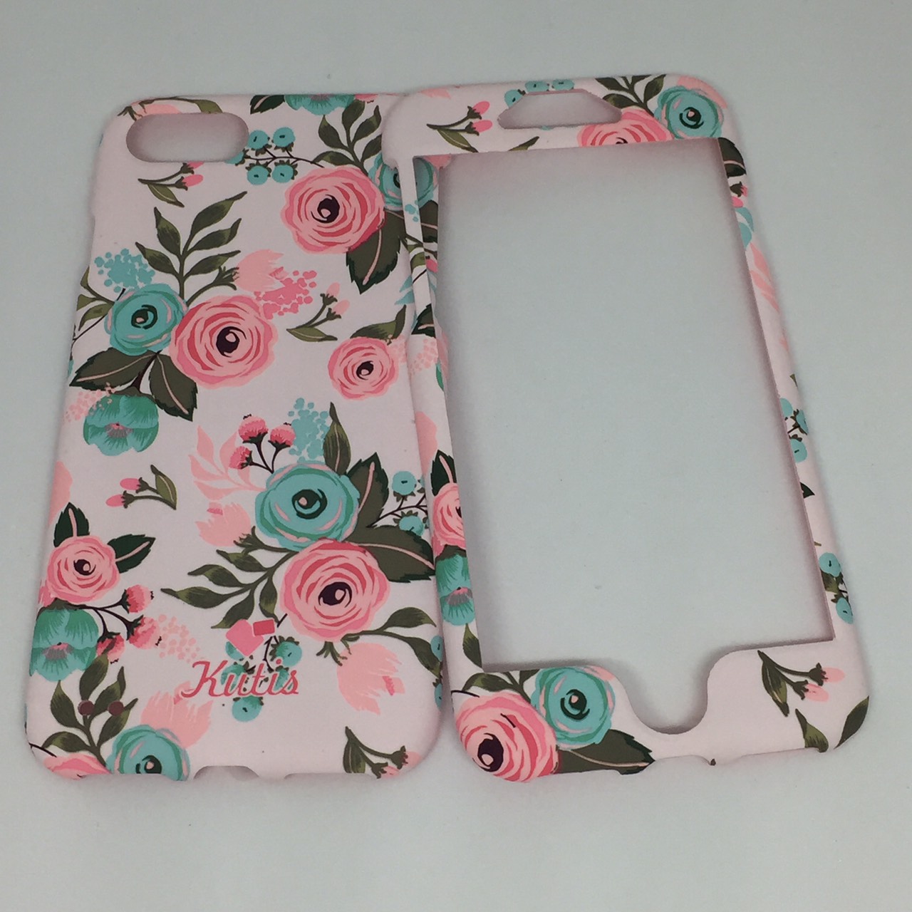 เคสคูทิส (Kutis) ไอโฟน7,8 (ลายดอกไม้)มาใหม่ เคสประกบหน้า-หลัง