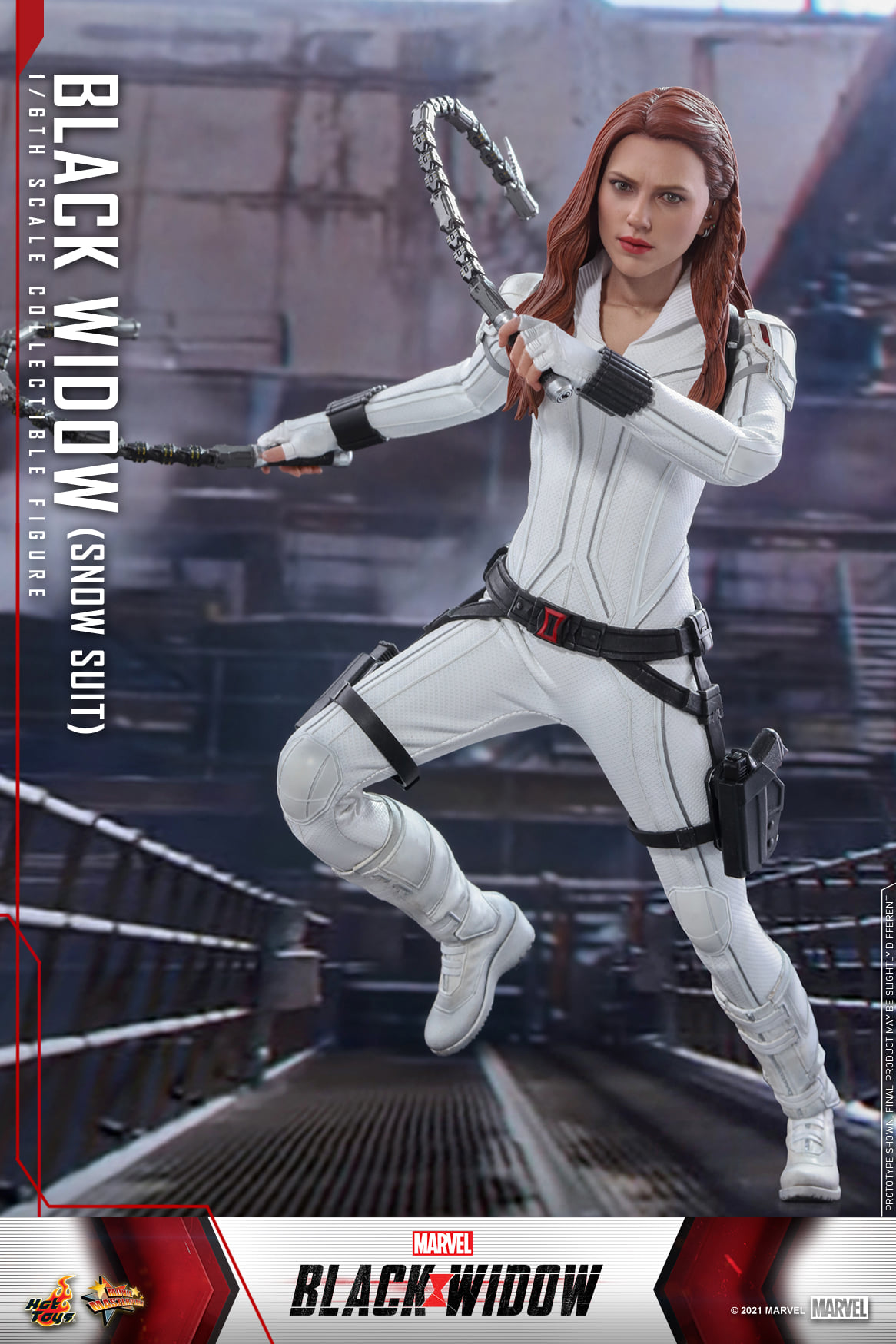 Hot Toys MMS601 1/6 Black Widow - Black Widow (Snow Suit Version)