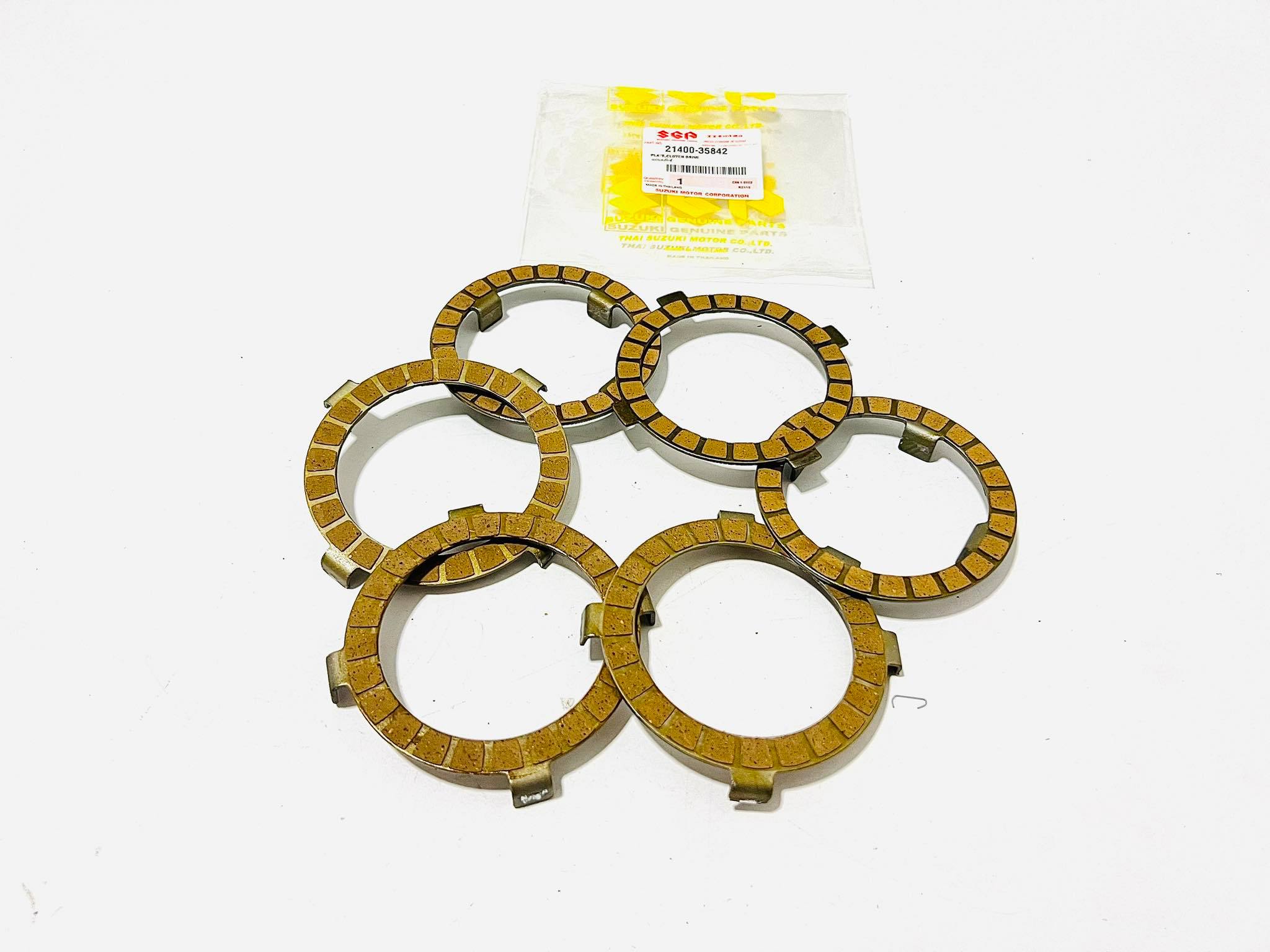 ชุดแผ่นครัช rc110 คริสตัล แท้ 5 แผ่น