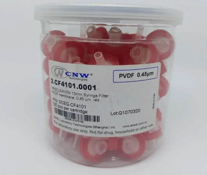 PRECLEAN™ 25 mm Syringe Filter PVDF(Hydrophobic) membrane (100/pkg)