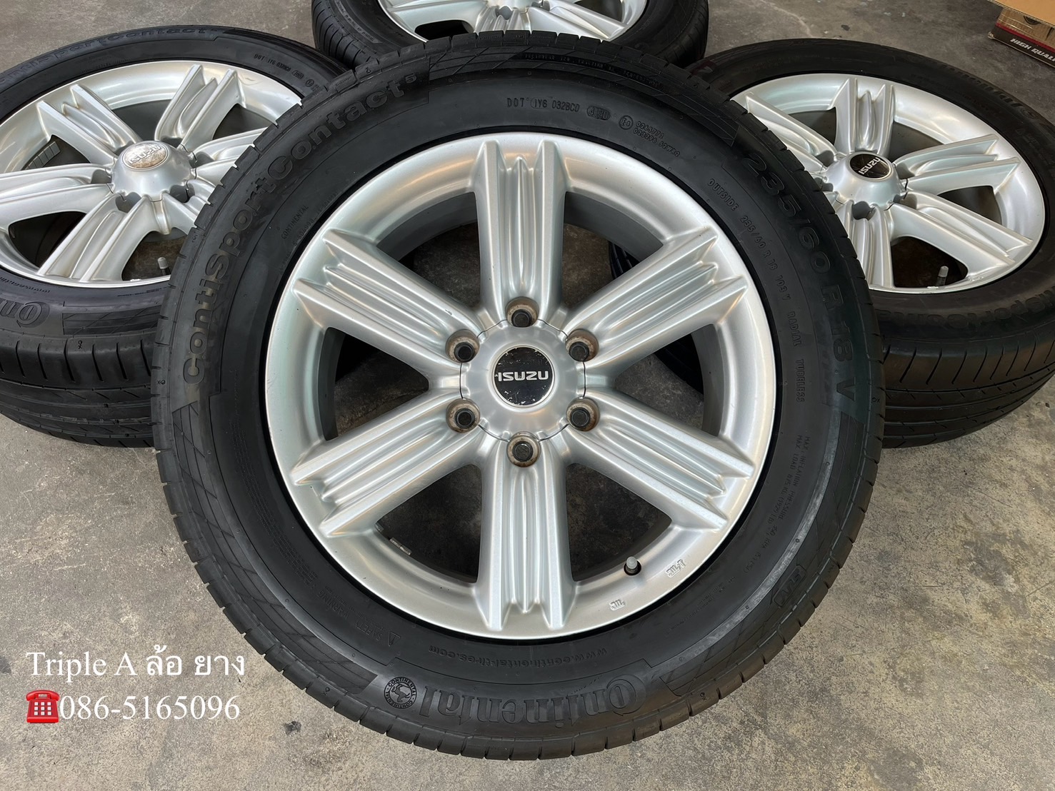 ✨ล้อแม็กพร้อมยาง✨ISUZU D-MAX Blue Power ขอบ 18