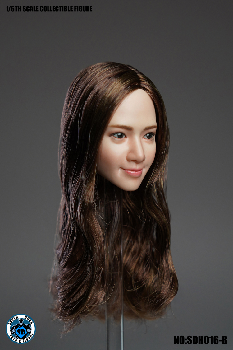 SUPER DUCK SDH016-D Short Red Hair Female Headsculpt