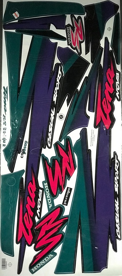 สติ๊กเกอร์สำหรับมอเตอร์ไซด์ฮอนด้าเทน่า ปี 94-96