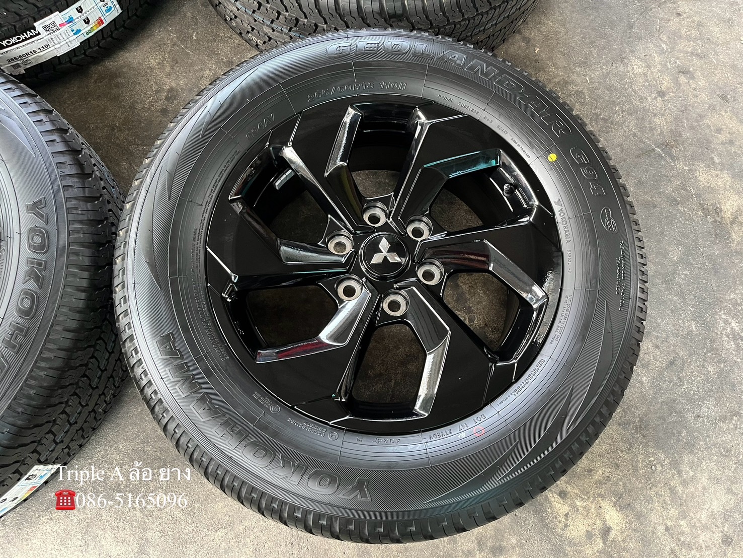 ✨ล้อแม็กพร้อมยางใหม่💯✨Mitsu Pajero Sport รุ่นใหม่ล่าสุด ขอบ 18 สีดำแท้💯💖ใหม่กริ๊บ💖