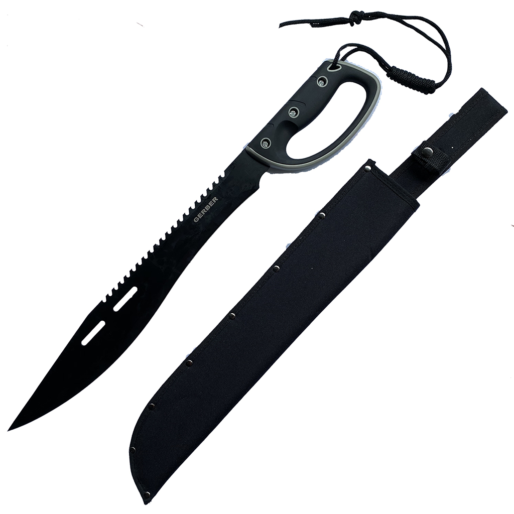 มีดมาเชเต้ มีดเดินป่า มีดใบตาย Machete ขนาด 24 นิ้ว (62 ซม.) พร้อมซองไนล่อนเก็บมีด