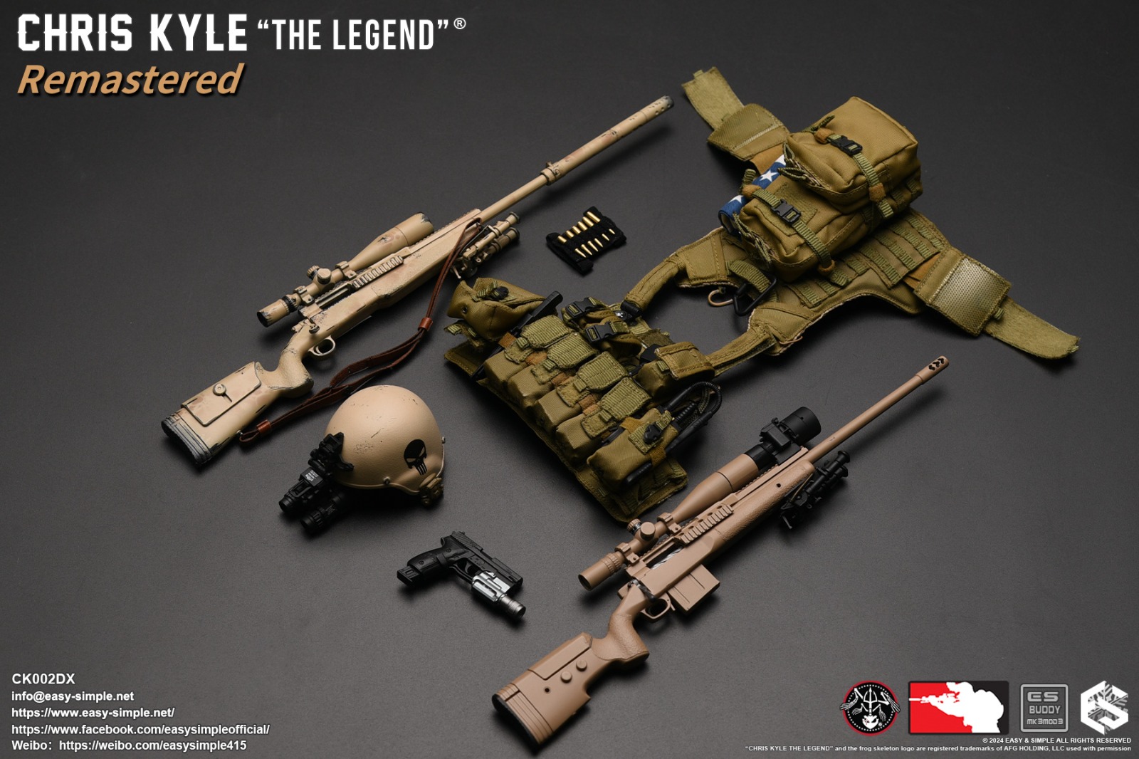BlackOpsToys X Easy&Simple ES CK002DX Chris Kyle "The Legend" Remastered (Deluxe Version)