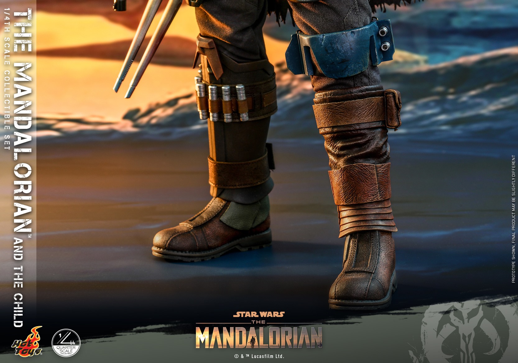 Hot Toys QS016 1/4 Star Wars™ The Mandalorian™ - The Mandalorian & The Child
