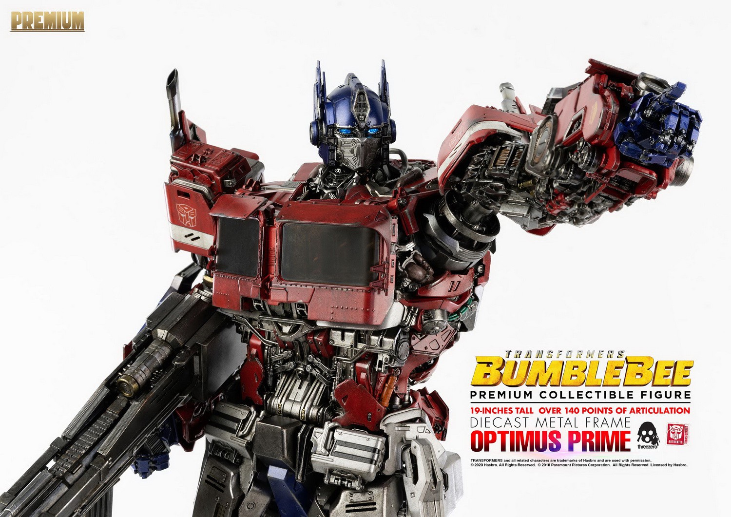 threezero 3Z0162 Transformers: BumbleBee - PREMIUM Optimus Prime