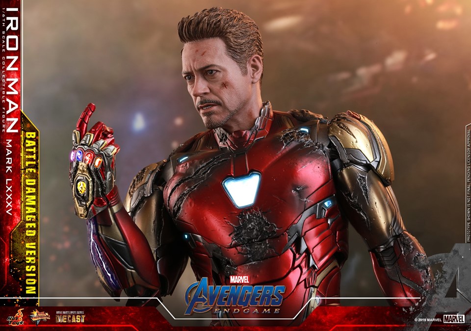 Hot Toys MMS543D33 AVENGERS: ENDGAME - IRON MAN MARK LXXXV (BATTLE DAMAGED VERSION)