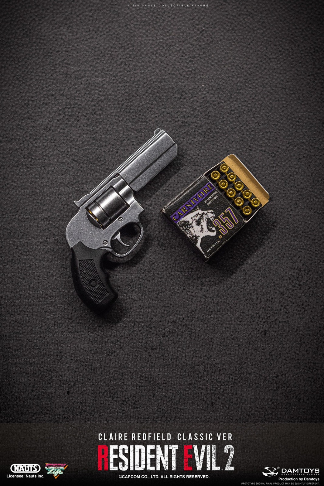 DAMTOYS DMS038 1/6 RESIDENT EVIL 2 - CLAIRE REDFIELD (CLASSIC VER)