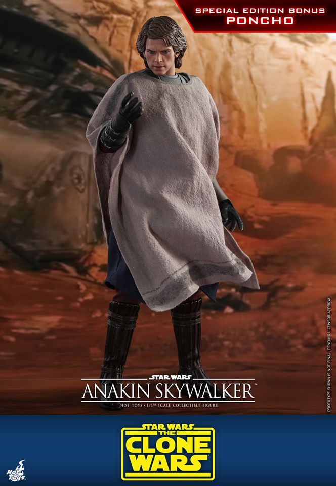 Hot Toys TMS019 1/6 Star Wars: The Clone Wars - Anakin Skywalker (Special Edition Bonus)