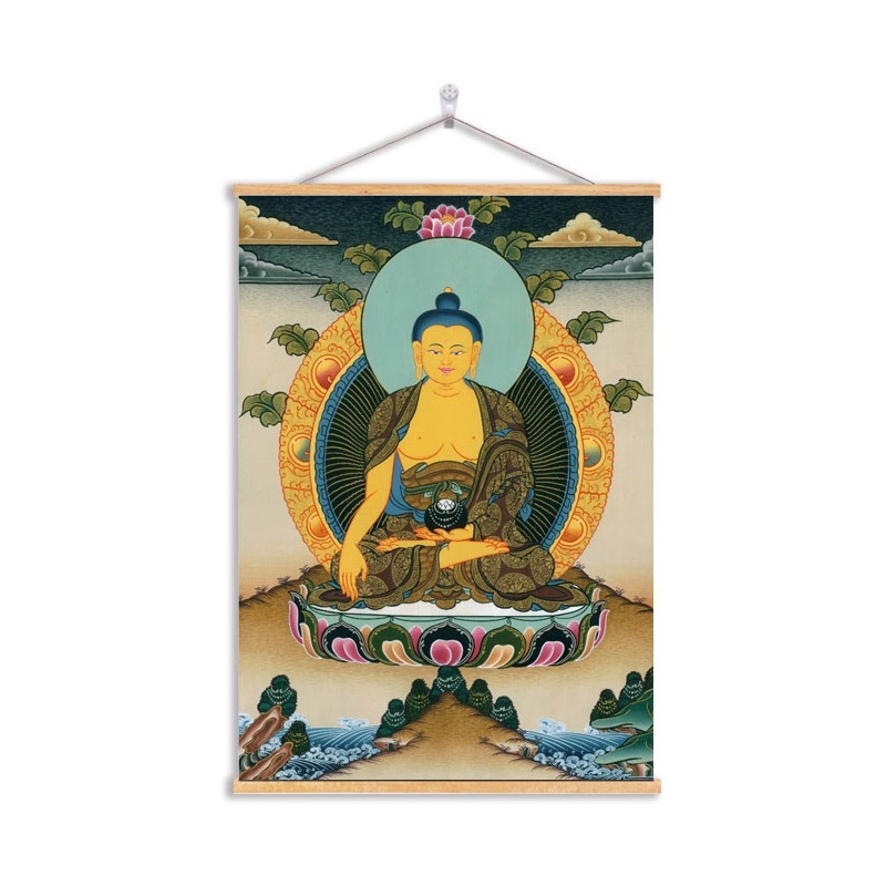 #ภาพวาดทังก้า(Thangka)ภาพวาดทิเบต ทังก้า มันดาลา พุทธศิลป์ชั้นสูง
