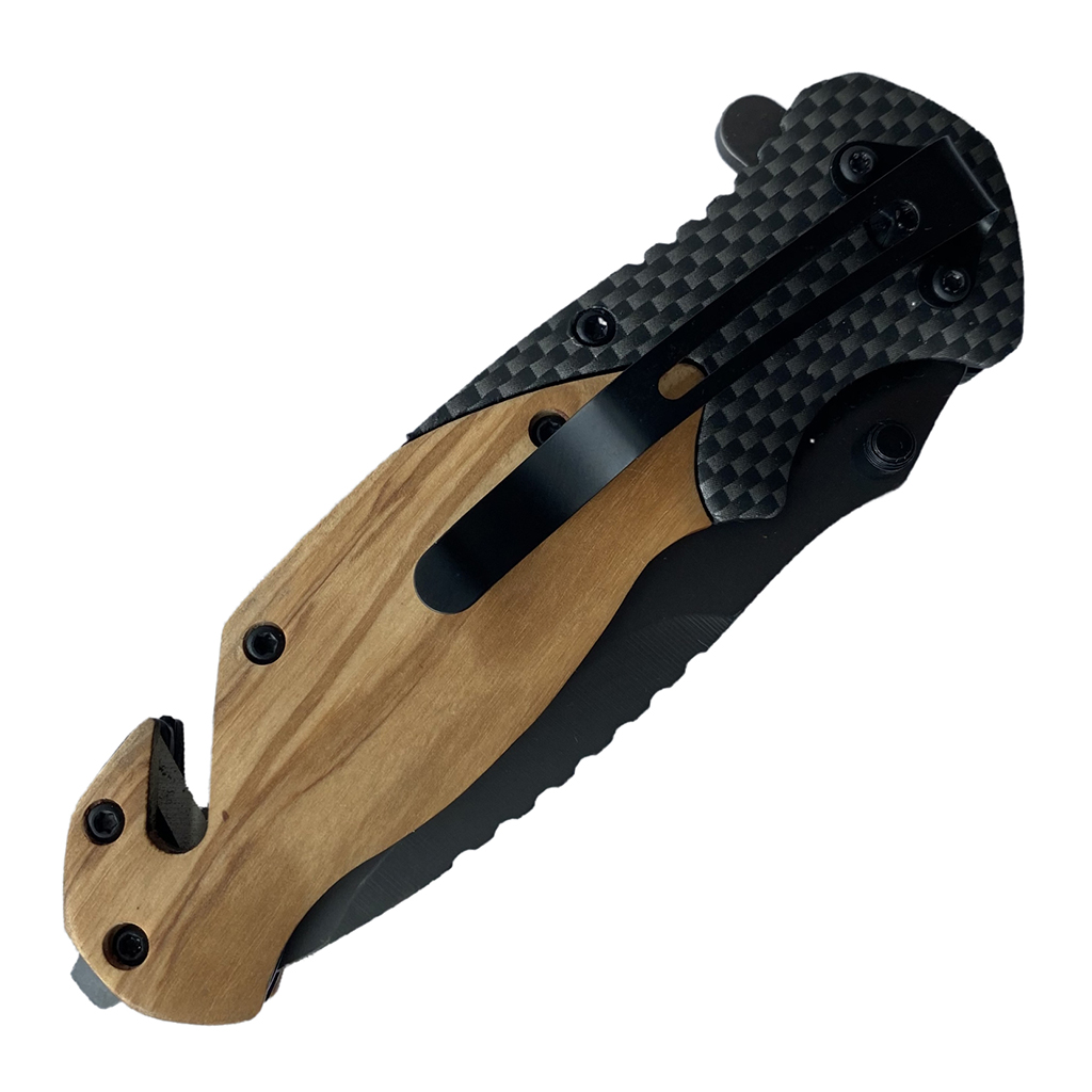มีดพับ Browning X50 ขนาด 8 นิ้ว (20.5 ซม.) ด้ามประกับไม้