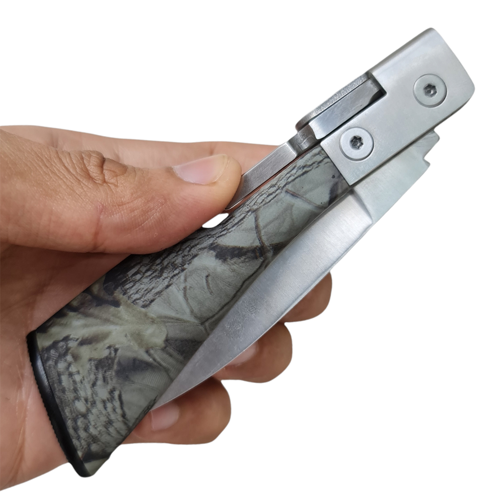 มีดพับ SW ขนาด 8 นิ้ว (20.4 ซม.) ด้ามมีดลายพราง