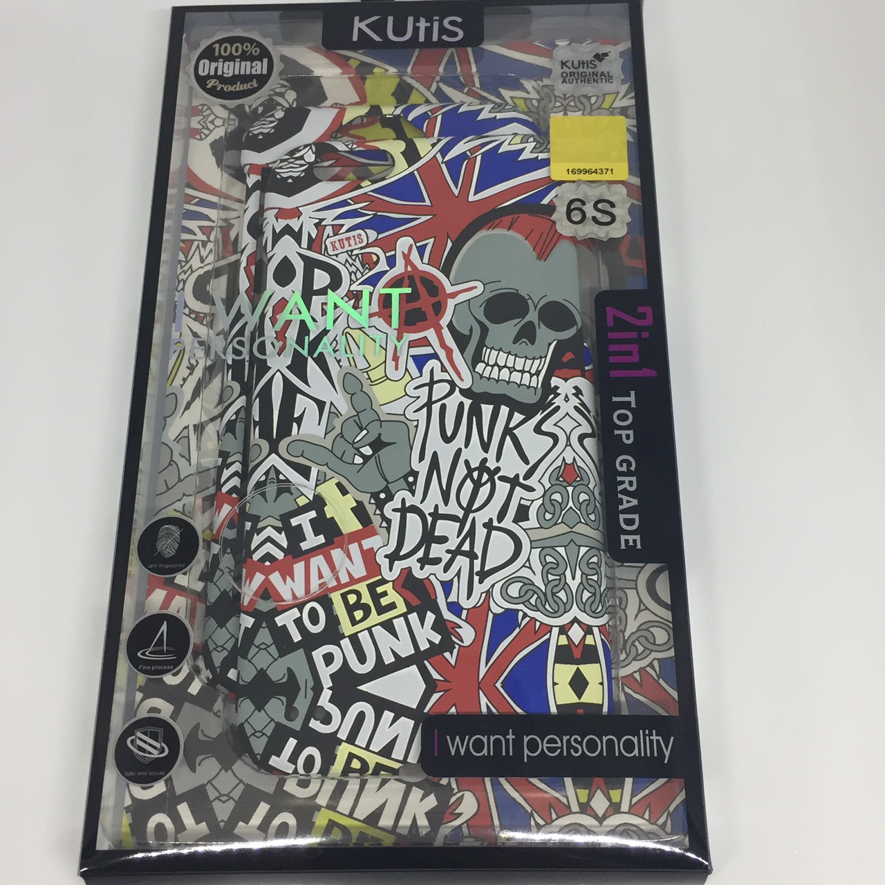 เคสคูทิส (Kutis) ไอโฟน6,6S(ลายหัวกระโหลก)