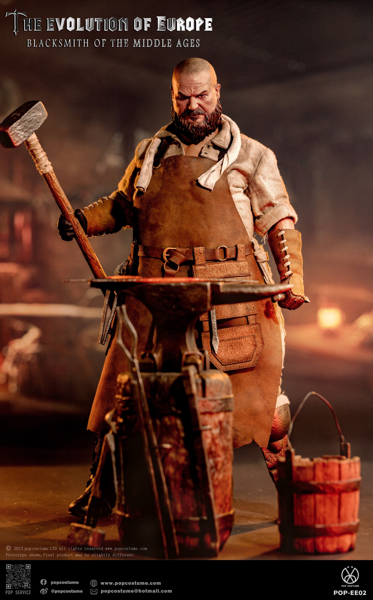 POP COSTUME POP-EE02 The Evolution of Europe - Blacksmith