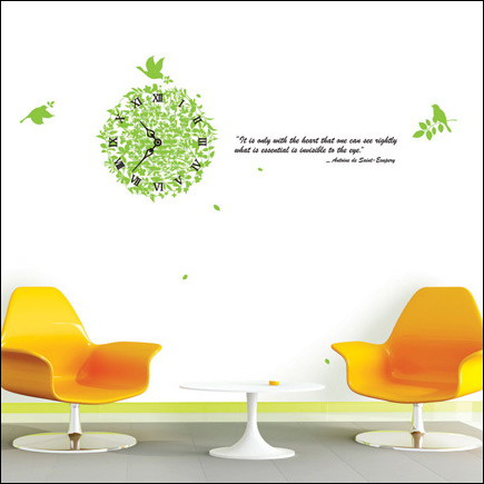 kr-0047 Wall Sticker BREAK TIME (Transparency) ขนาด 50x70 cm