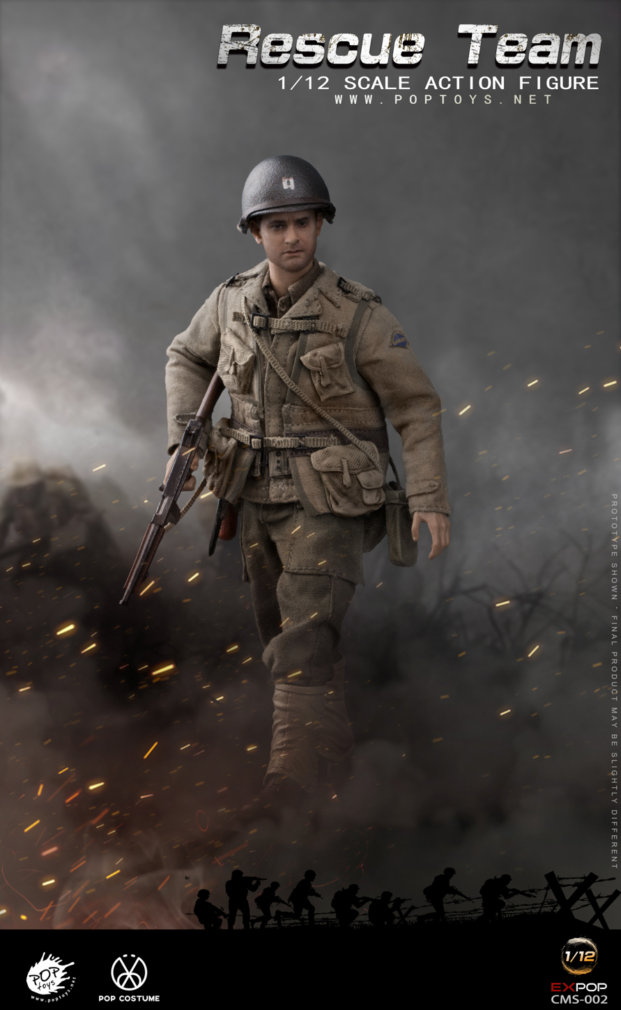 POPTOYS CMS002 1/12 WWII US Rescue Squad Captain