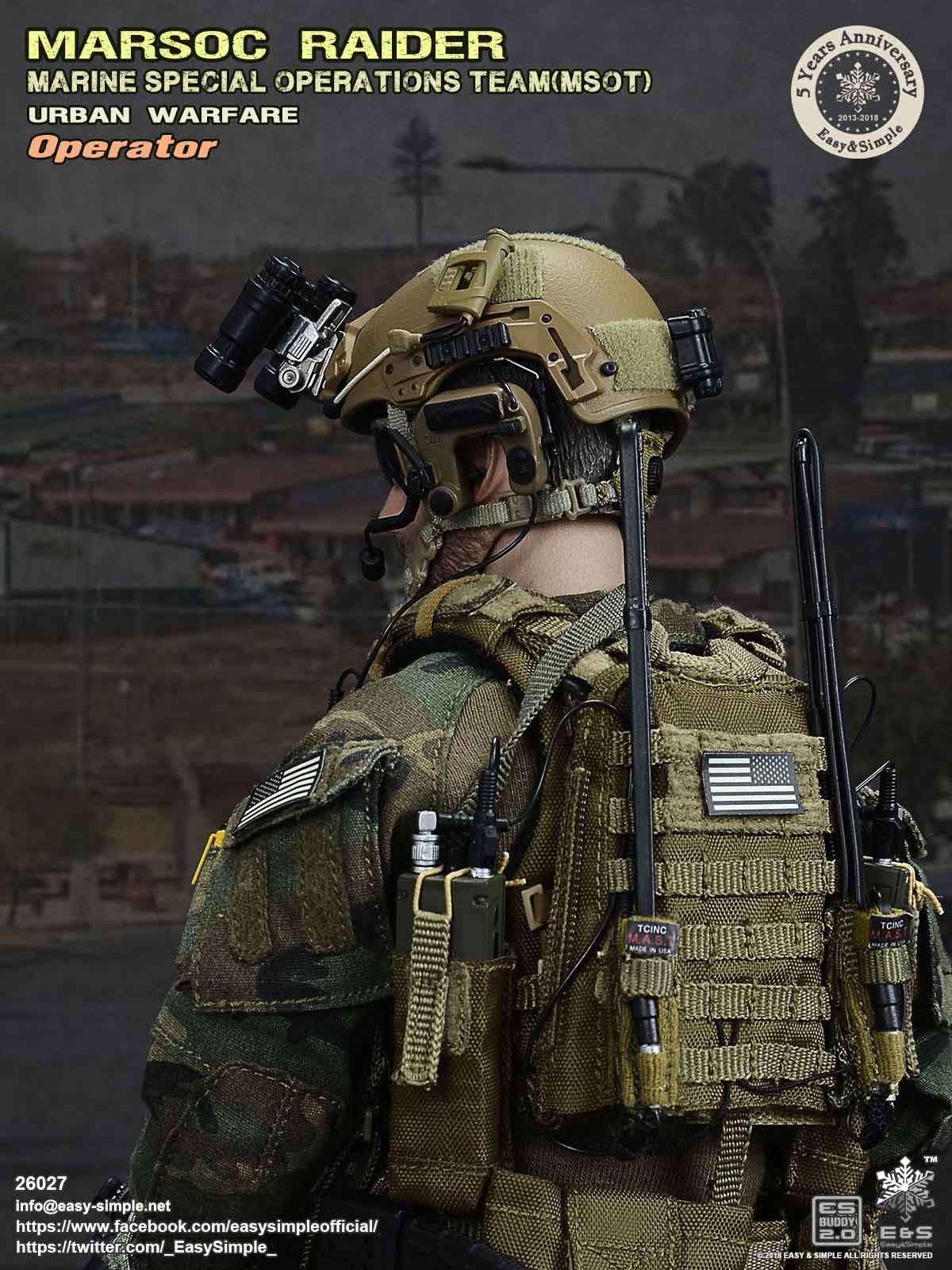 Easy&Simple 26027 MARSOC Raider Urban Warfare Operator (5 Years Anniversary)