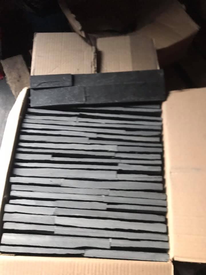 Black India Slate 7x30