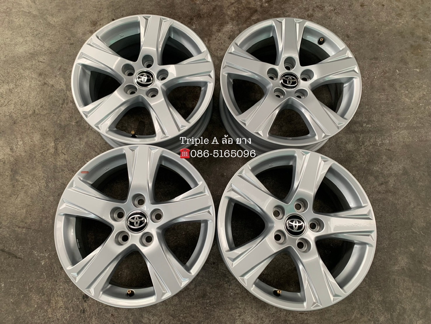 ✨ล้อแม็กป้ายแดง✨5รู114✨Toyota Alphard ขอบ 16💖สวยกริ๊บ💖