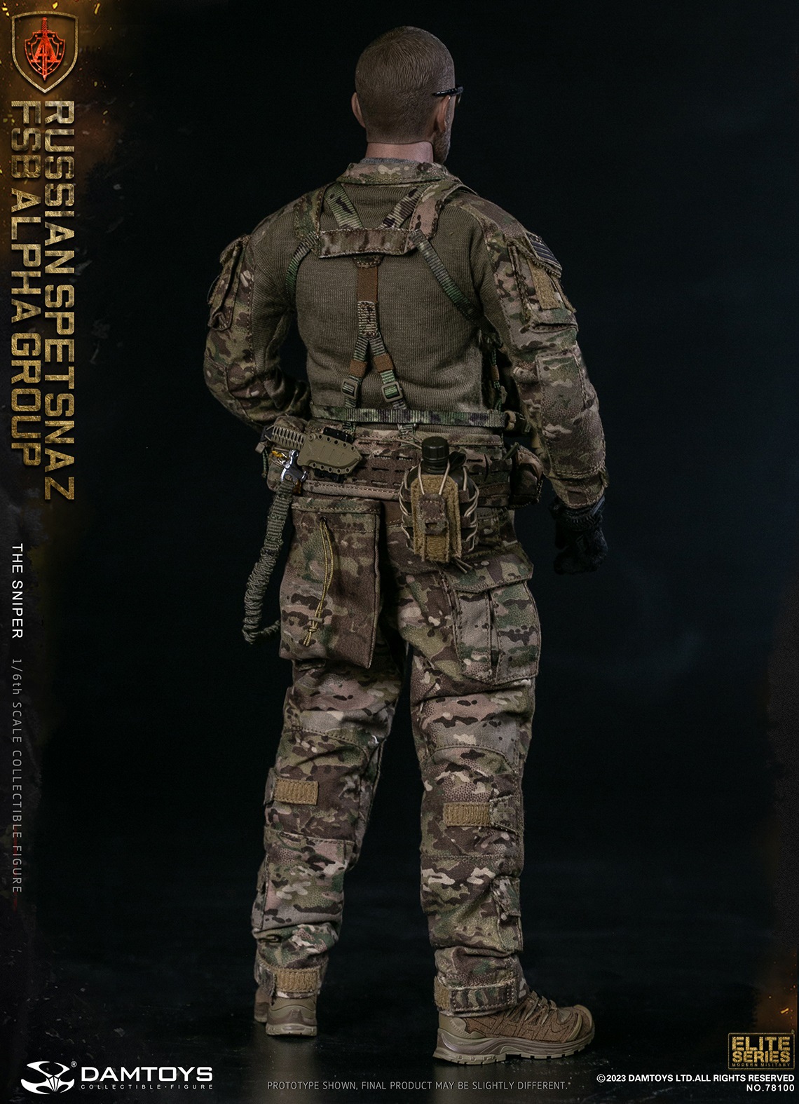 DAMTOYS 78100 1/6 RUSSIAN SPETSNAZ FSB ALPHA GROUP - THE SNIPER