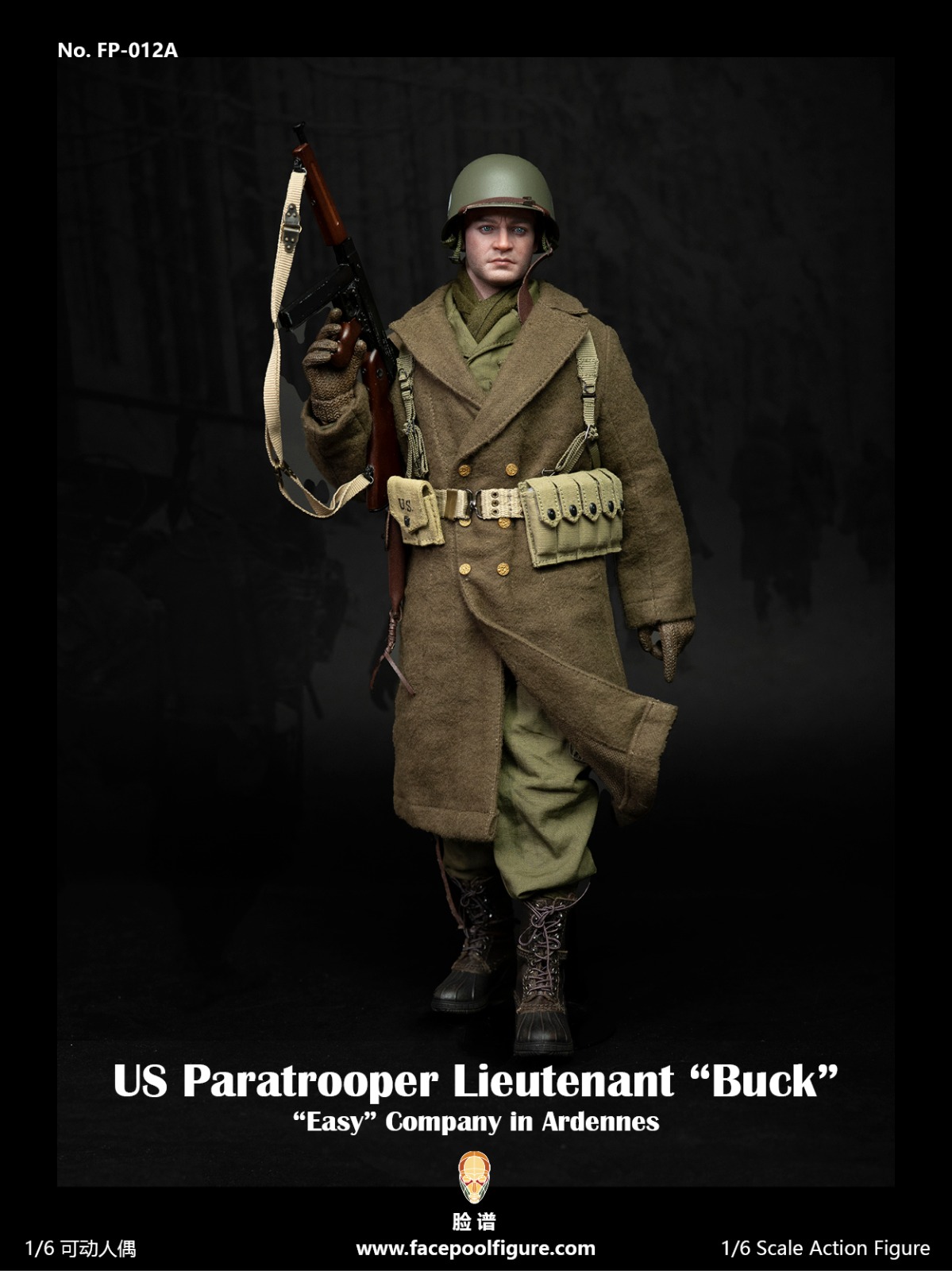 Facepoolfigure FP-012A 1/6 US Paratrooper Lieutenant “Buck” (Winter Uniform)