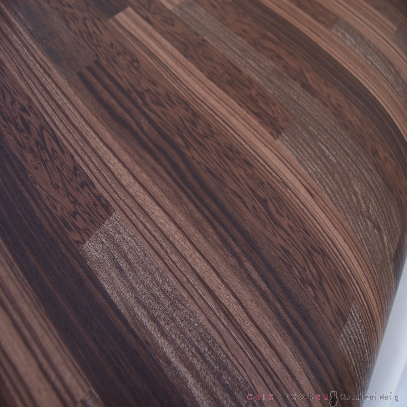 พีวีซีปูพื้น ลายไม้น้ำตาลเข้มดำ layer – dark brown JP-006 หน้ากว้าง 100 ซม หนา 0.6 มม ยาวเมตรละ