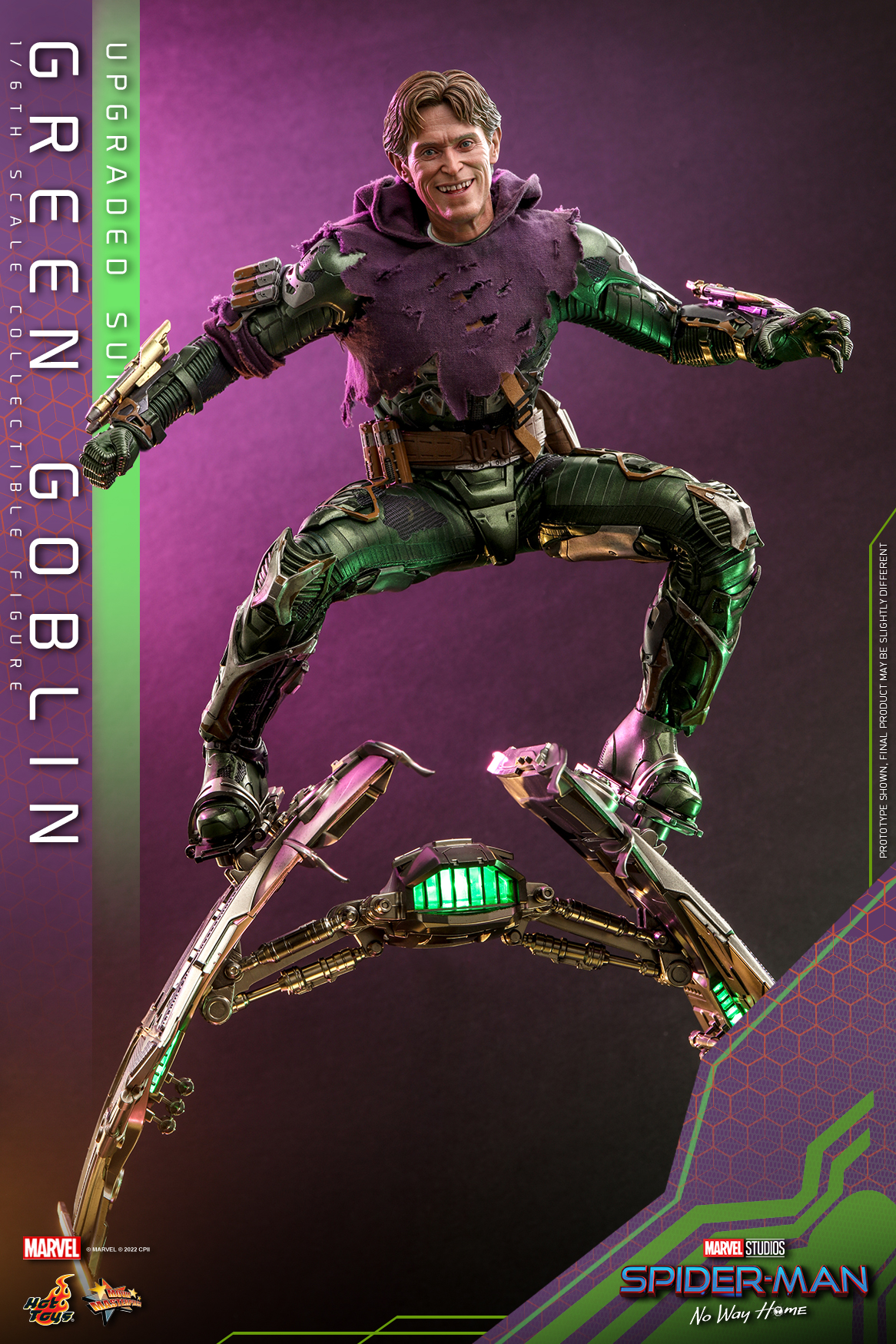 Hot Toys MMS674 1/6 Spider-Man: No Way Home - Green Goblin (Upgraded Suit)