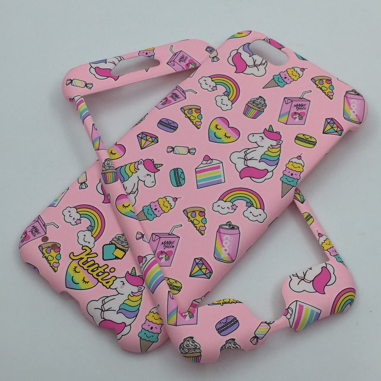 เคสคูทิส(Kutis)เคสไอโฟน6,6S(ลายยูนิคอร์นนั่งเมฆ)มาใหม่ เคสประกบหน้า-หลัง เคสเรืองแสง เคสลายวินเทจ ร้านSuperhero Klongthom