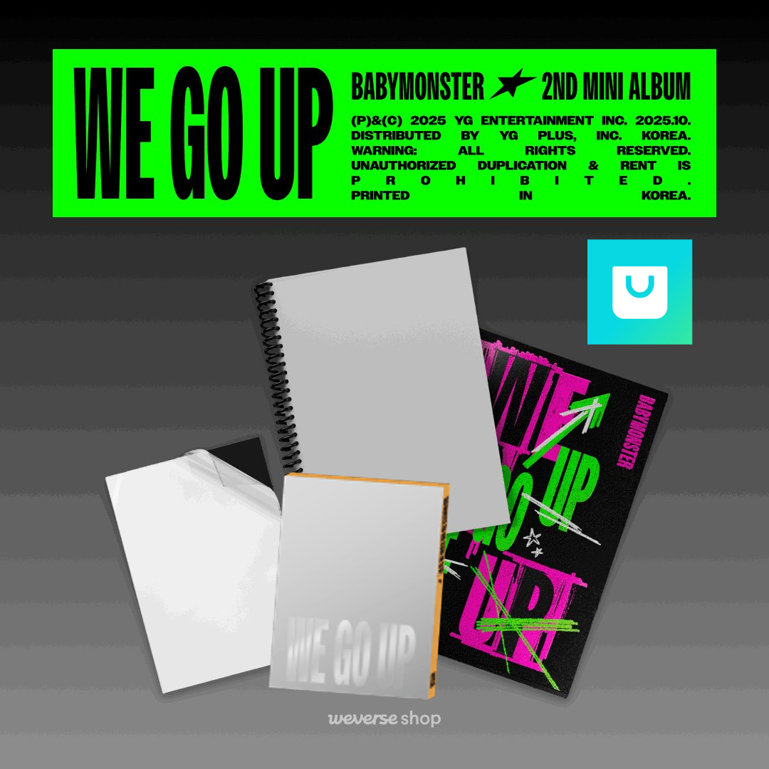 [PRE] BABYMONSTER 2nd MINI ALBUM [WE GO UP]🩵ได้ของแถมWeverse shop