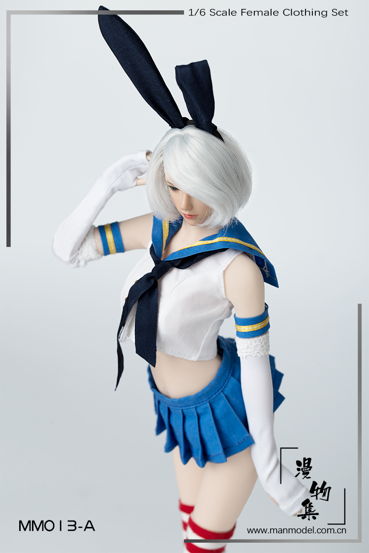 Manmodel MM013 Two-dimensional sailor suit rabbit ear suit