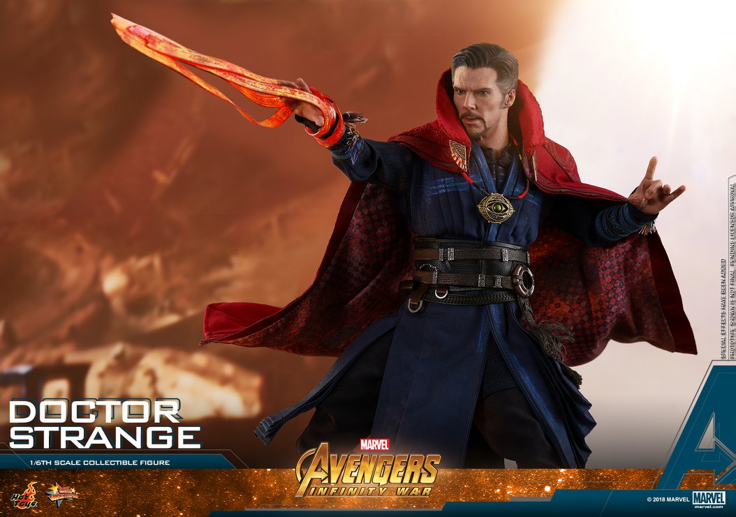 Hot Toys MMS484 AVENGERS INFINITY WAR - DOCTOR STRANGE + DJ-CUSTOM AS001 1/6 THE IMAGES OF IKKON