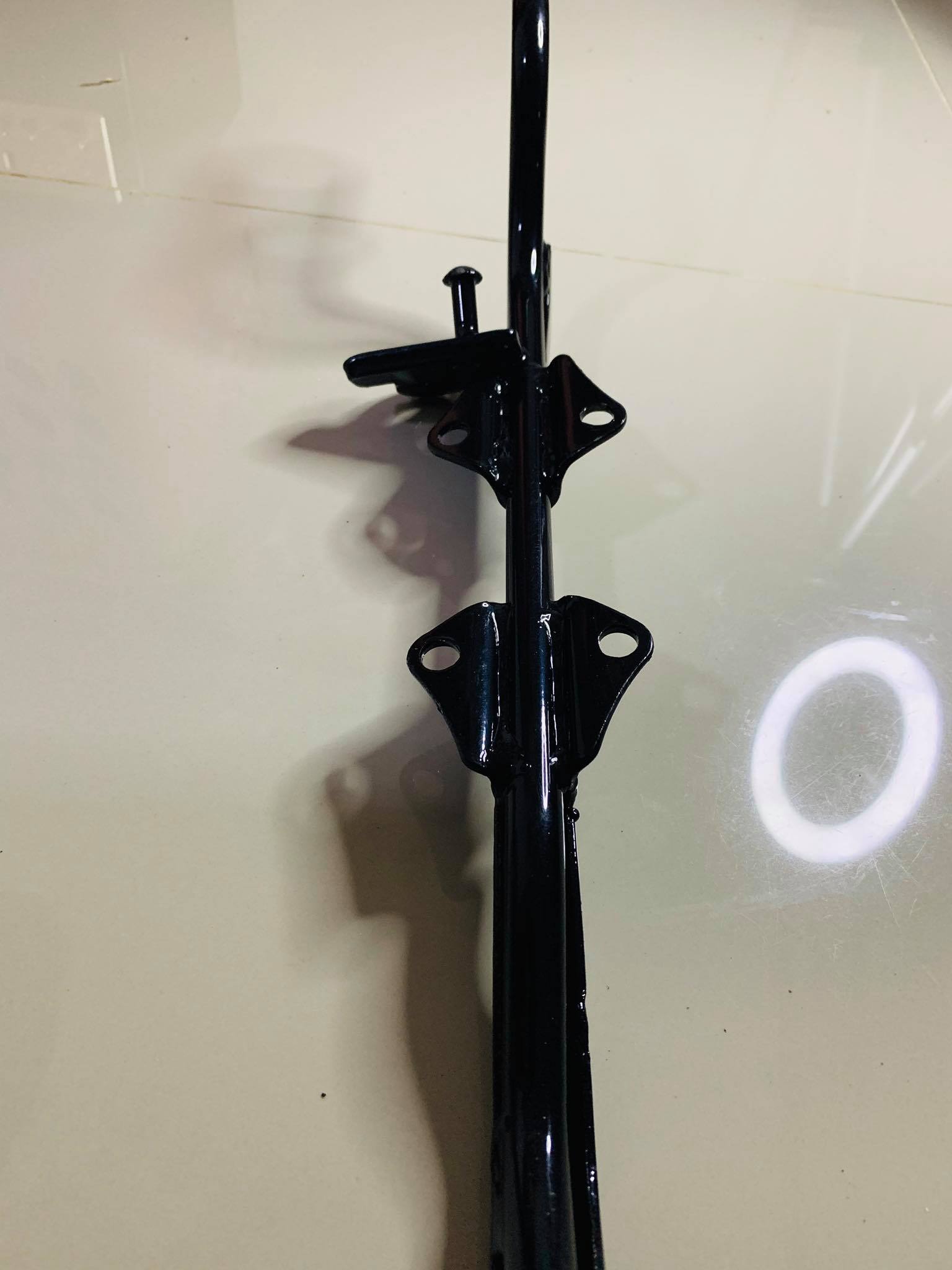 เหล็กพักเท้าหน้าดรีมคุรุสภา เวฟ100 เก่า L27-29