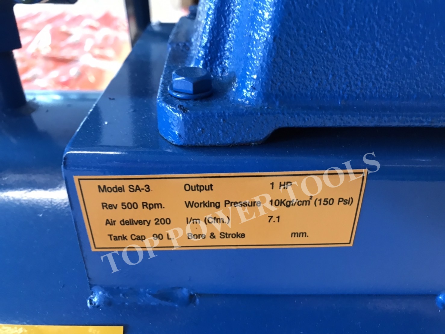 ปั๊มลมลูกสูบSA-3 1HP 90L.CAPITAL(ไม่รวมมอเตอร์)