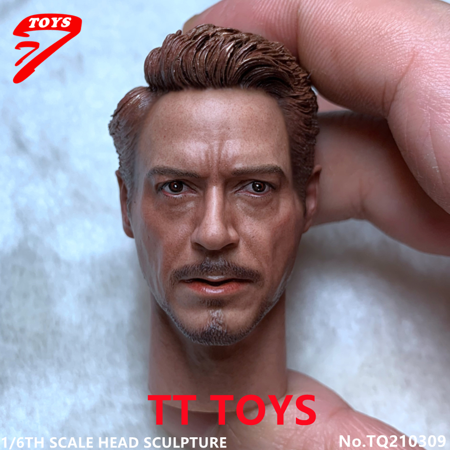 TTTOYS TQ210309 1/6 Iron Man Tony Stark Headsculpt