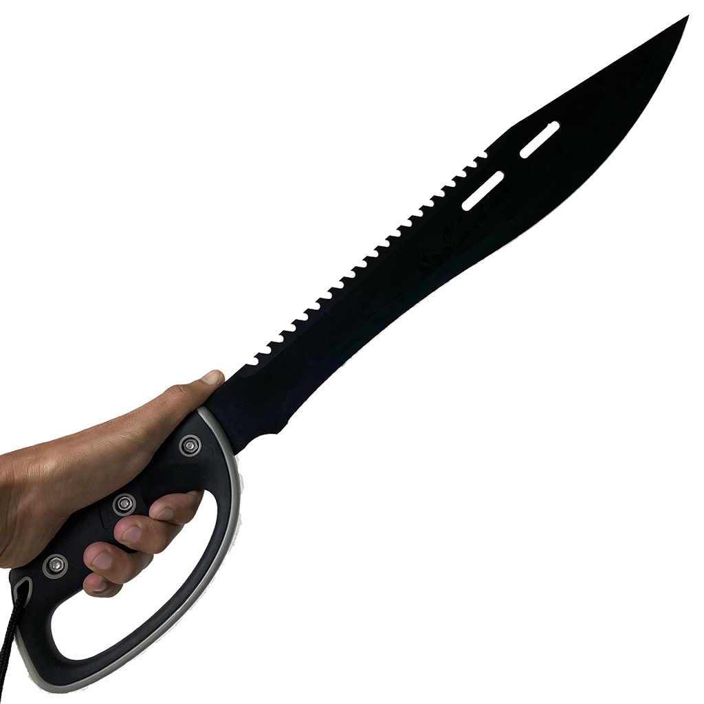 มีดมาเชเต้ มีดเดินป่า มีดใบตาย Machete ขนาด 24 นิ้ว (62 ซม.) พร้อมซองไนล่อนเก็บมีด