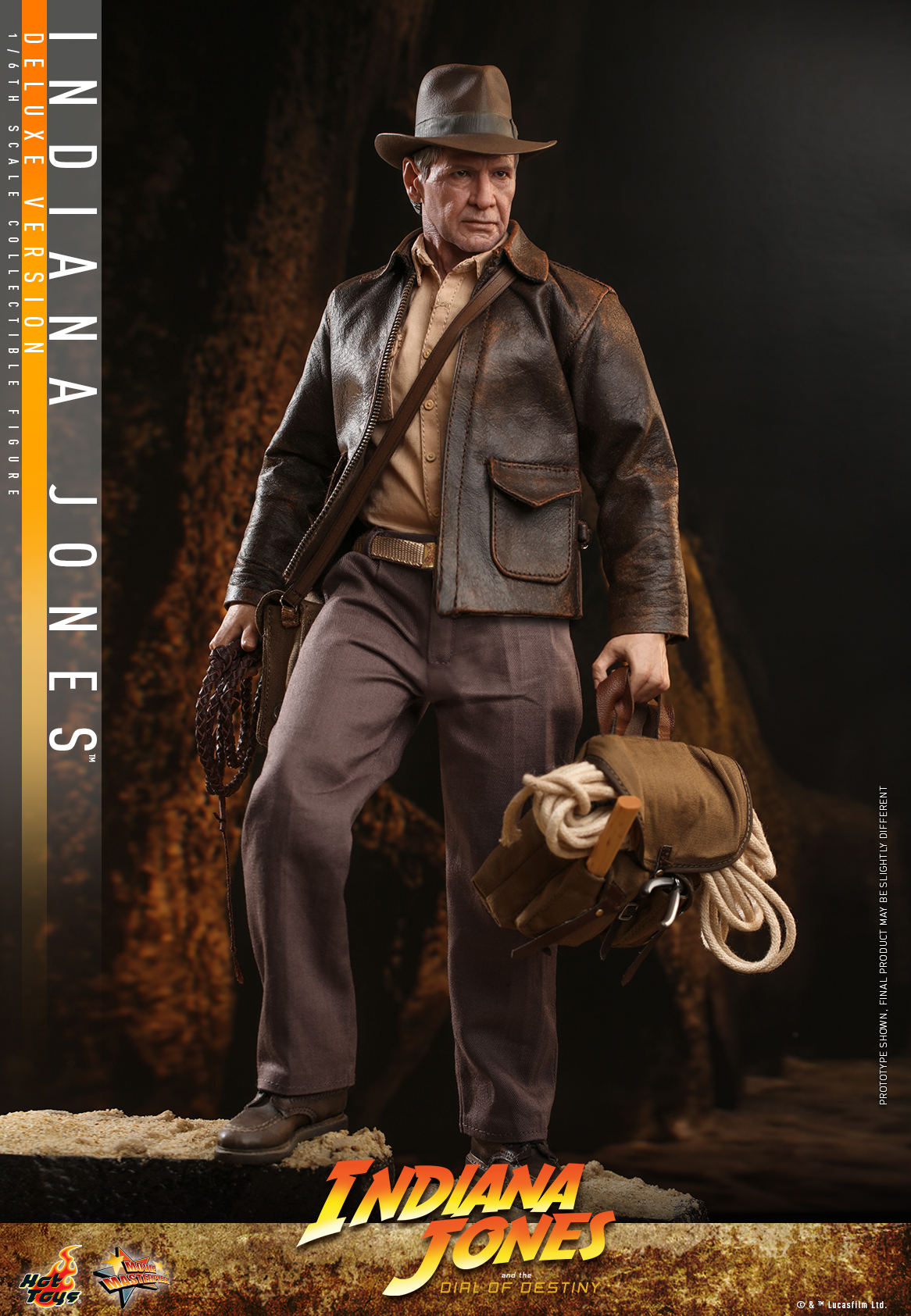 Hot Toys MMS717 1/6 Indiana Jones and the Dial of Destiny - Indiana Jones (Deluxe Version)