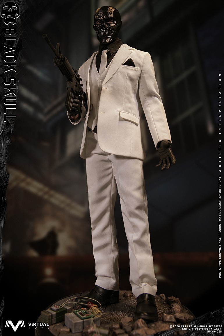 ViRTUAL TOYS VM029 1/6 BLACK SKULL
