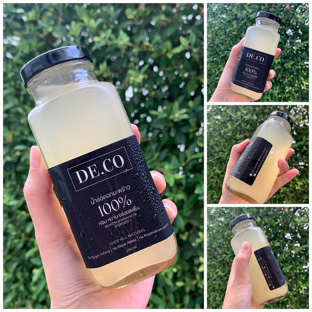 (1ขวด) น้ำช่อดอกมะพร้าว 100% หอมหวาน อร่อยสดชื่น DE.CO de . co น้ำดอกมะพร้าว น้ำมะพร้าว สำเนา