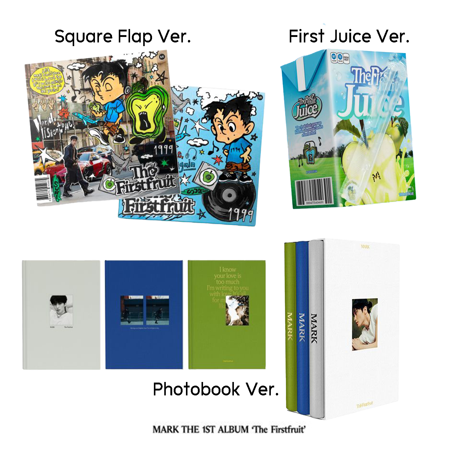 [สั่งทางไลน์เท่านั้น‼️] MARK (NCT)- 1st REGULAR ALBUM The Firstfruit