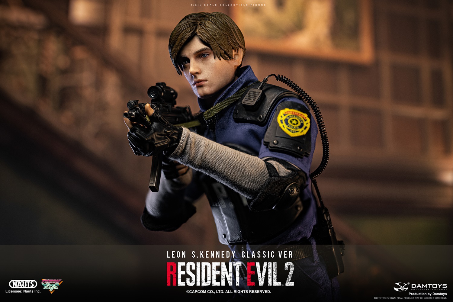 DAMTOYS DMS037 1/6 RESIDENT EVIL 2 - LEON S.KENNEDY (CLASSIC VER)