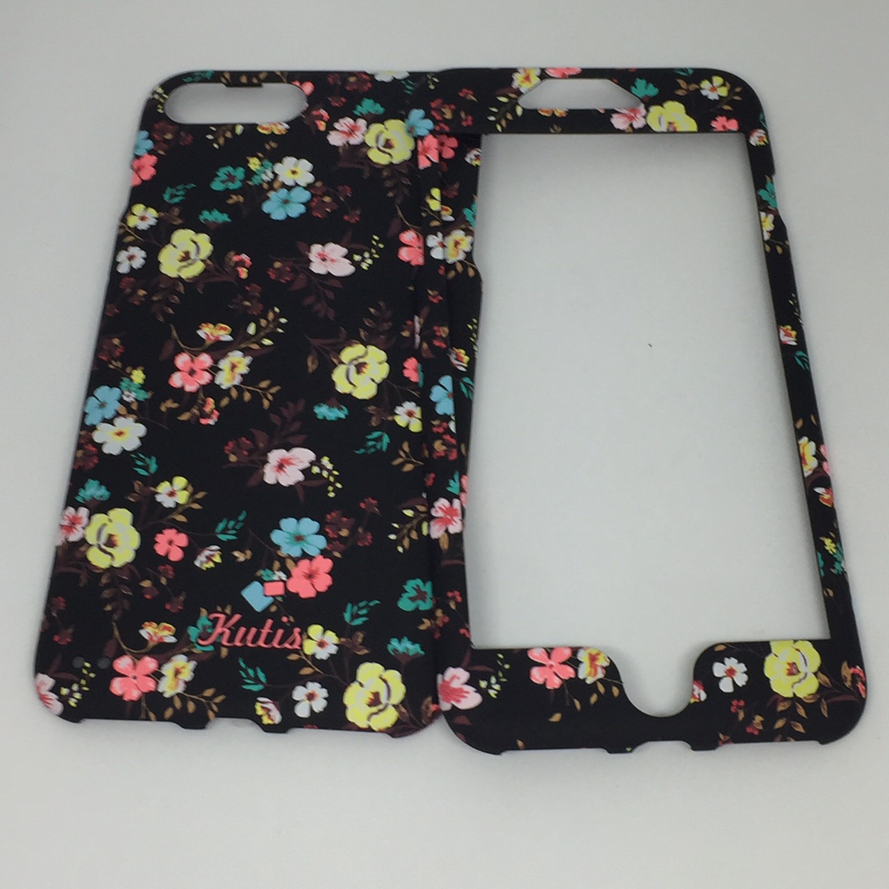 เคสคูทิส (Kutis) ไอโฟน7พลัส,8พลัส(ลายช่อดอกไม้หลากสี)มาใหม่
