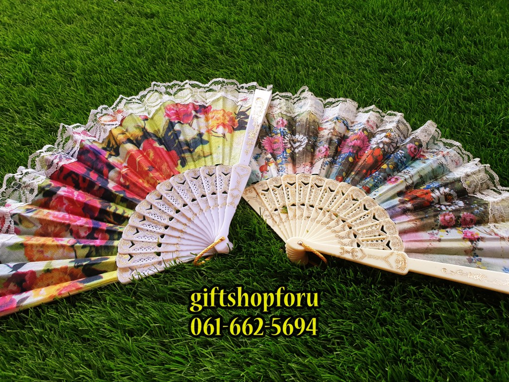 ของชำร่วยงานศพ พัดลูกไม้